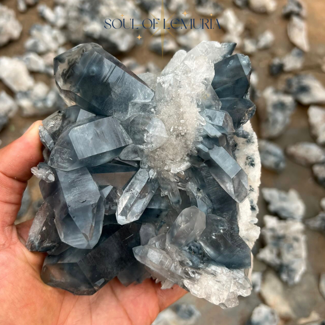 "Blue Tara Quartz" from Itacambira, Brazil