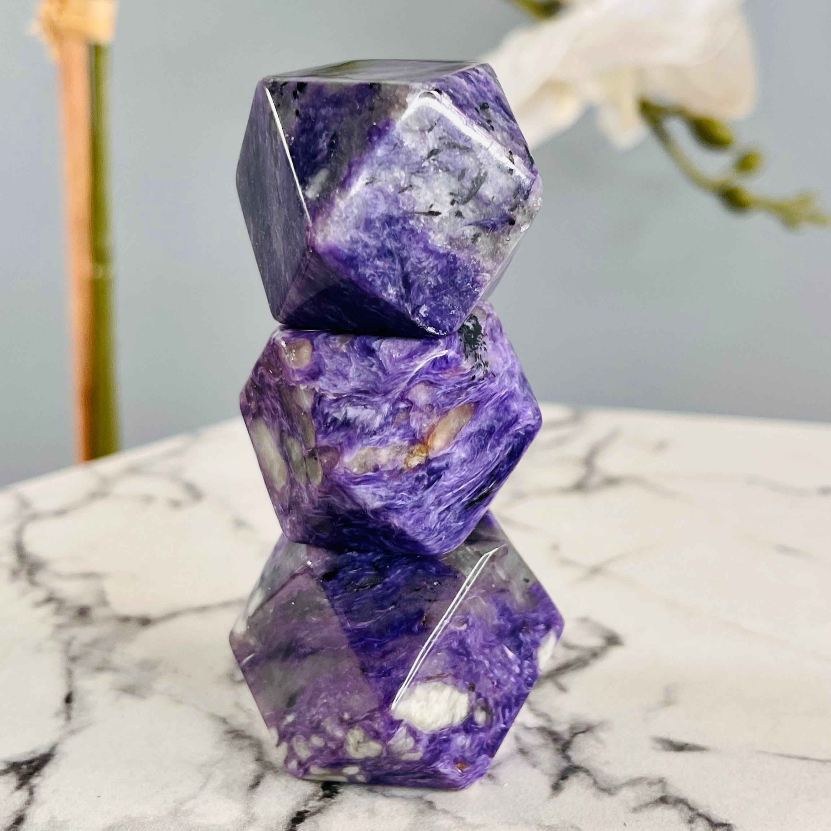 Charoite | Icosahedron | Water Element