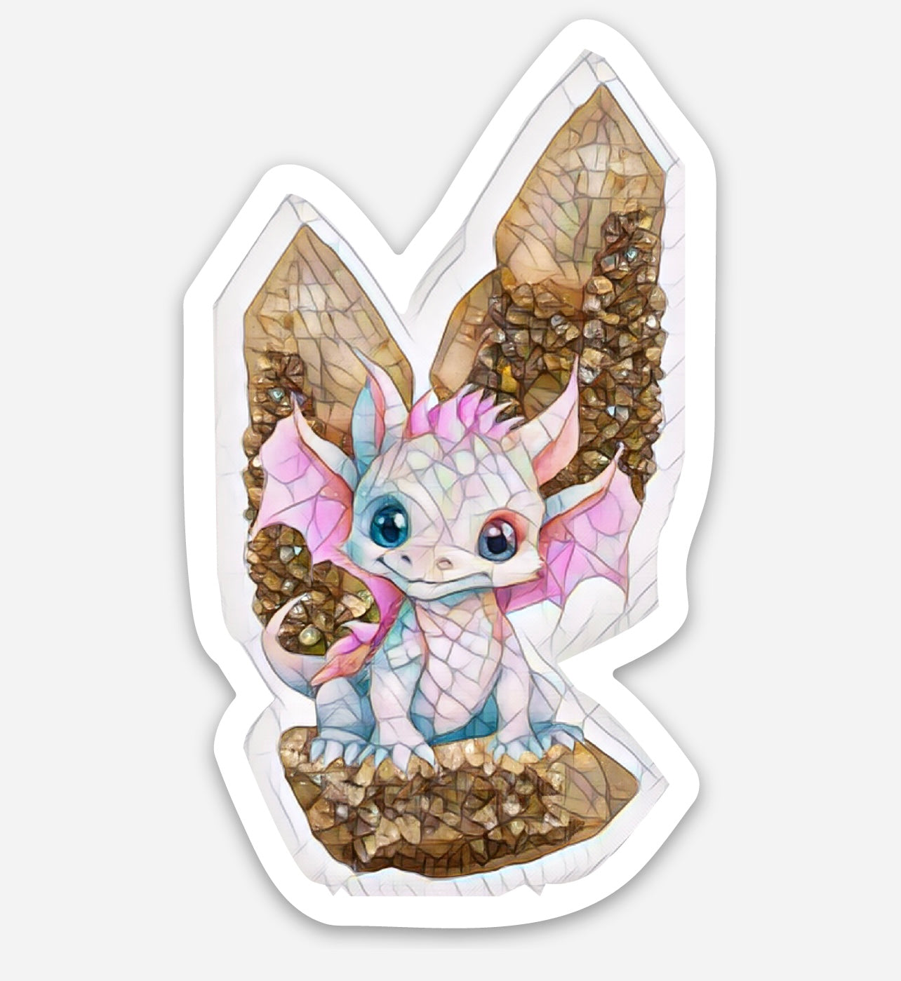 White Dreamcoat Dragon "Druse"