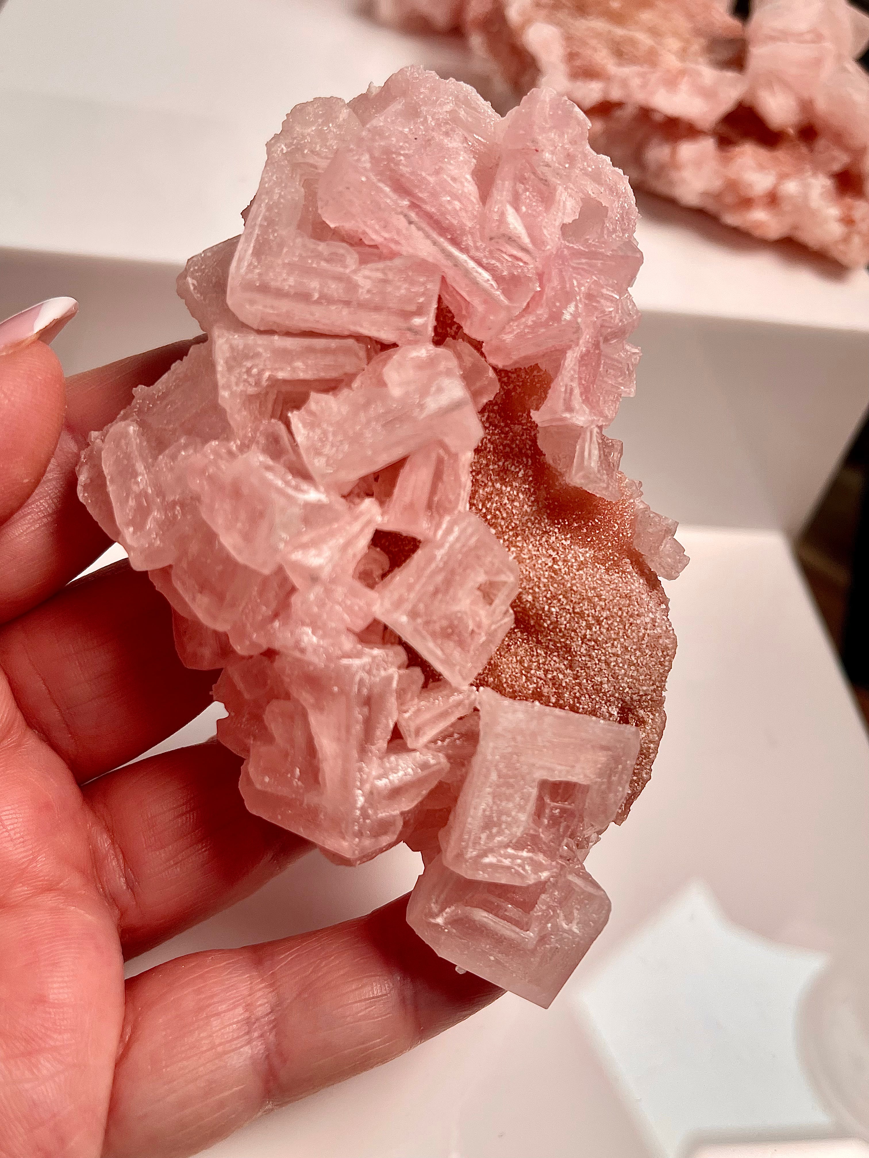 Self Standing Pink Halite | H6