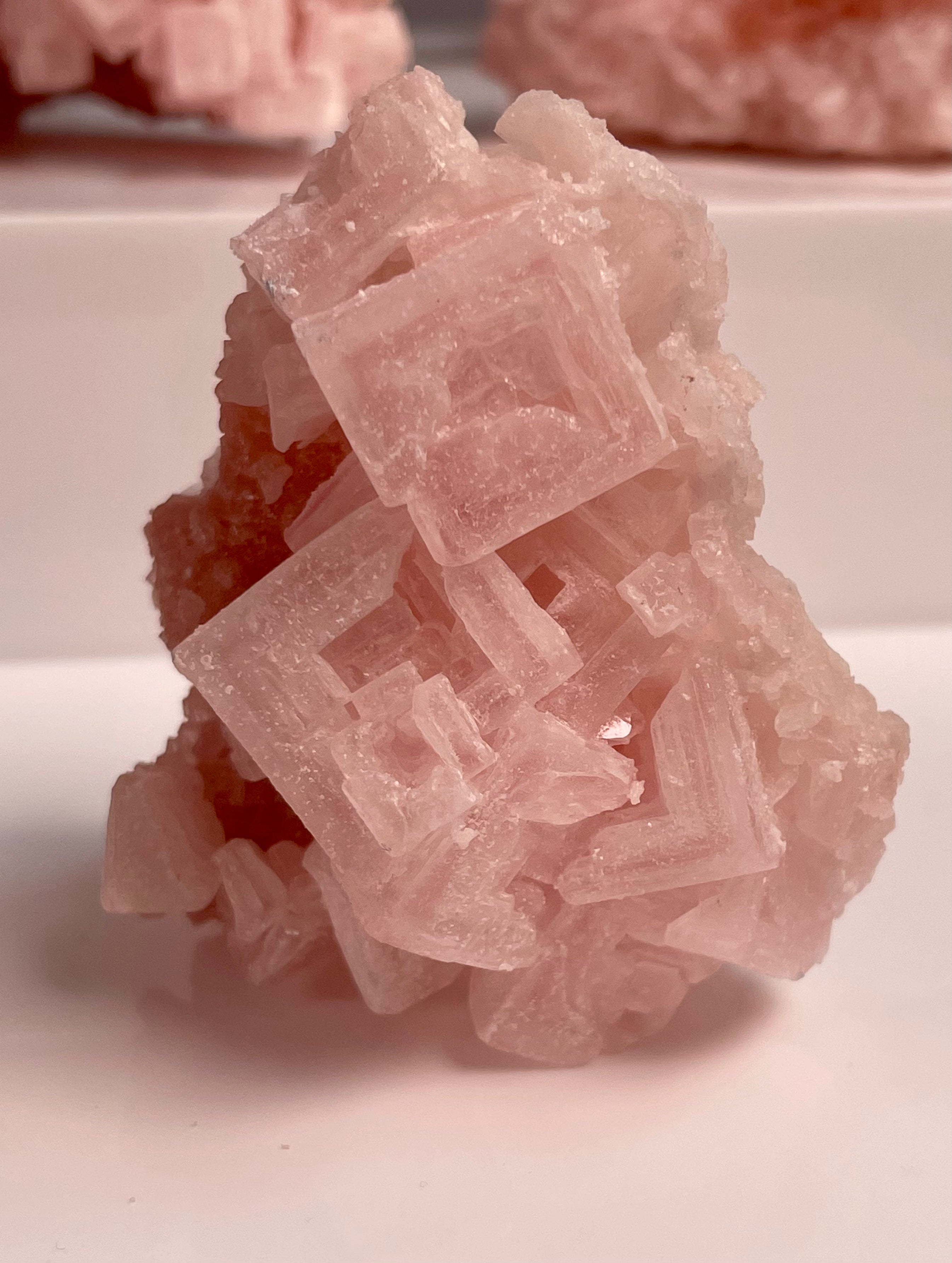 Self Standing Pink Halite | H10