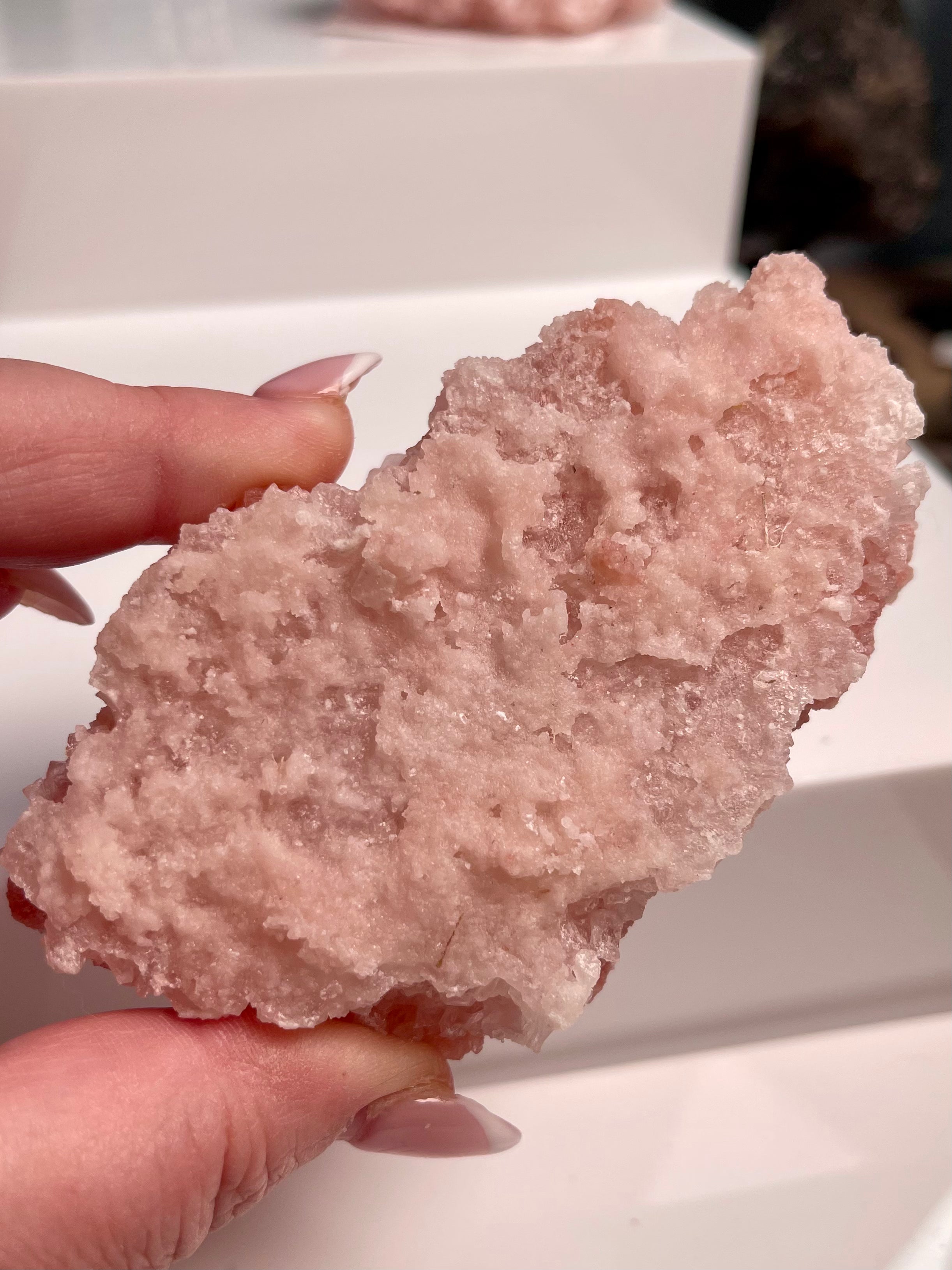 Self Standing Pink Halite | H12