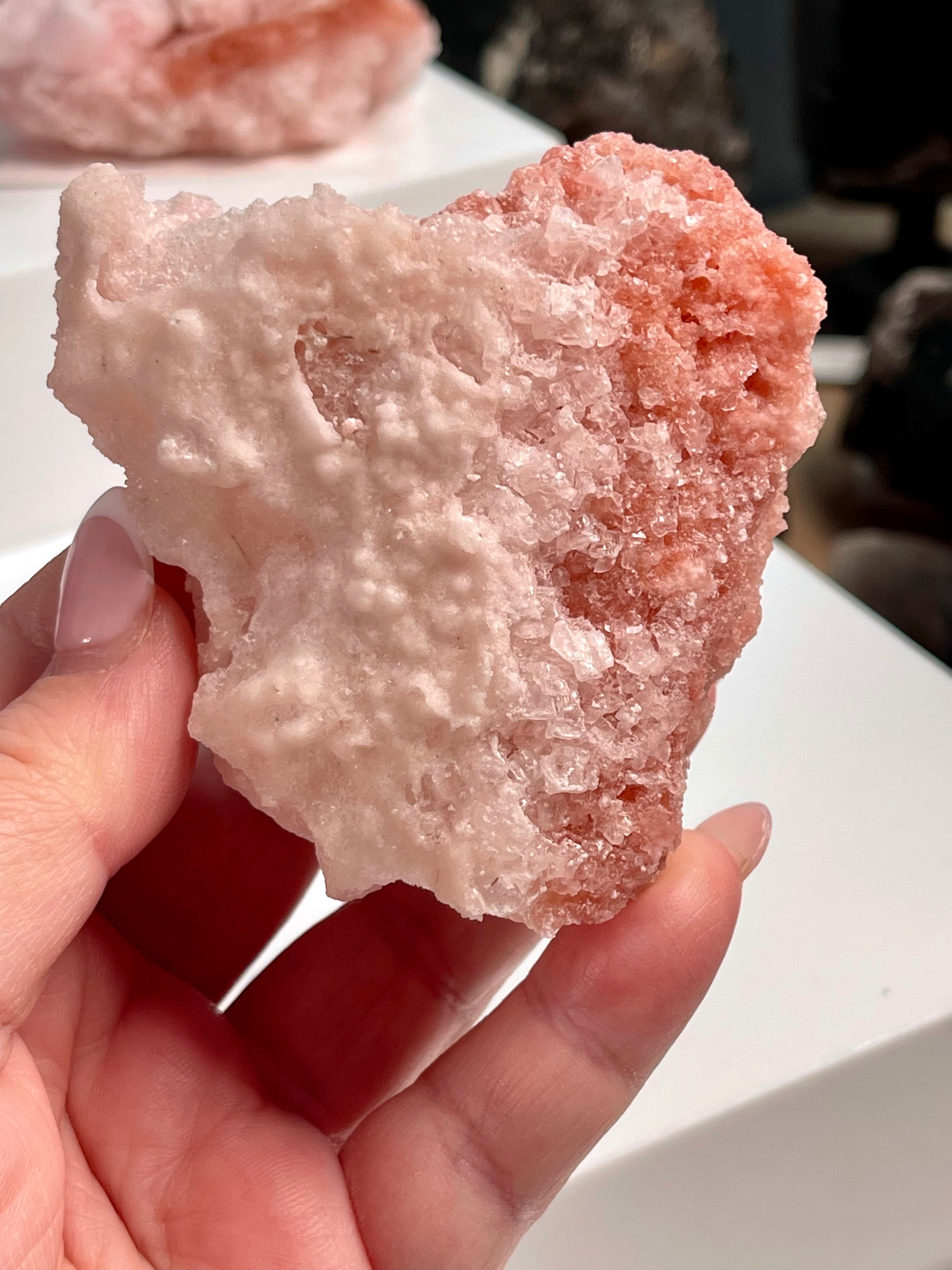 Self Standing Pink Halite | Hearts Shaped | H9