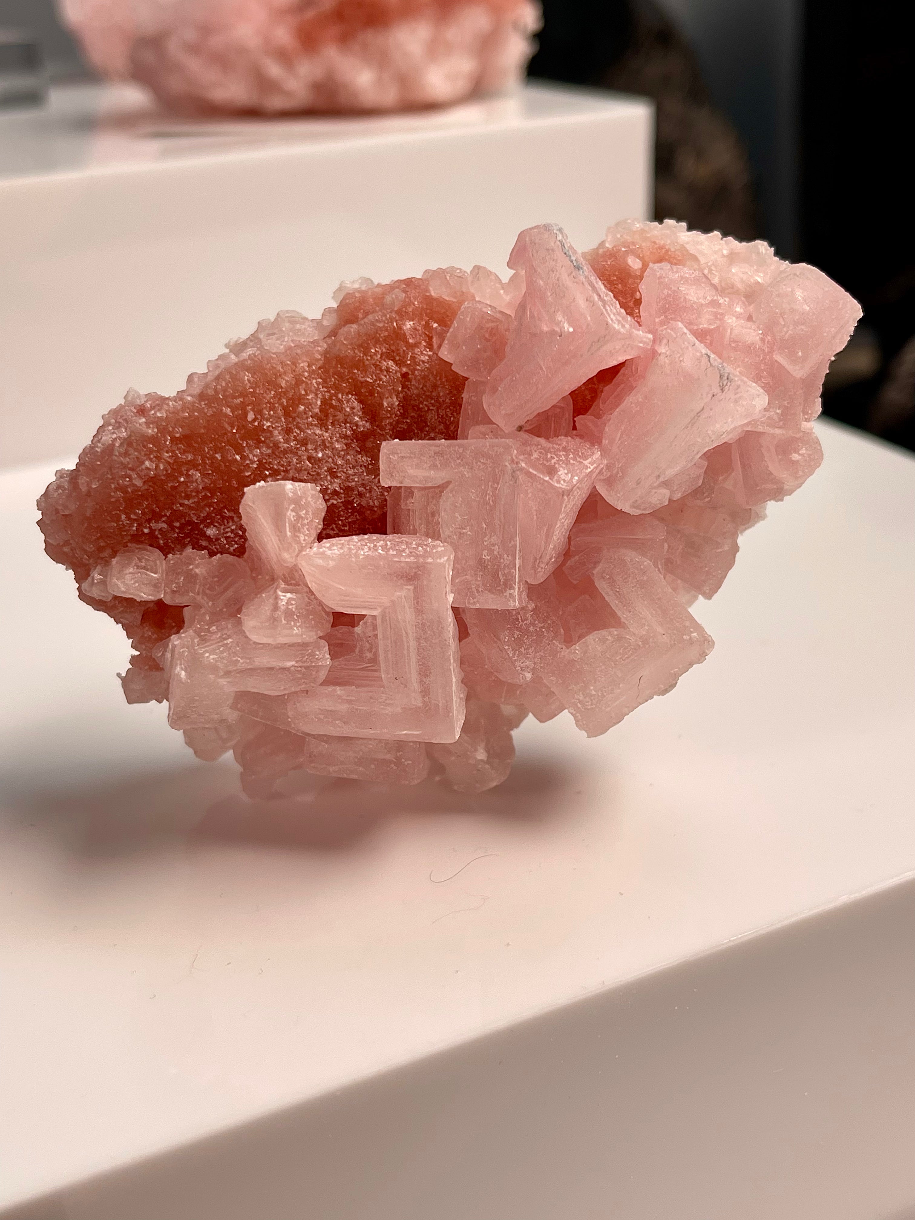 Self Standing Pink Halite with Portal | H4