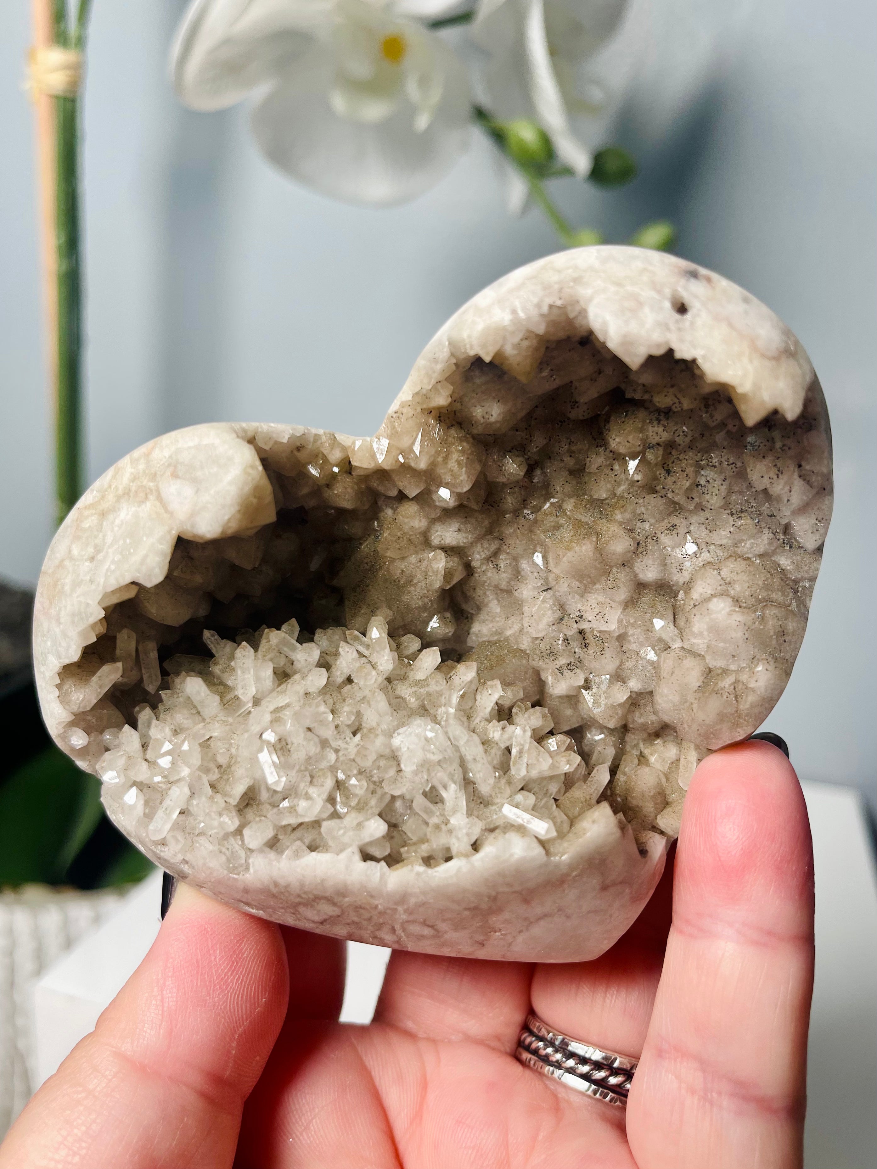 Geode Cluster Heart | H5