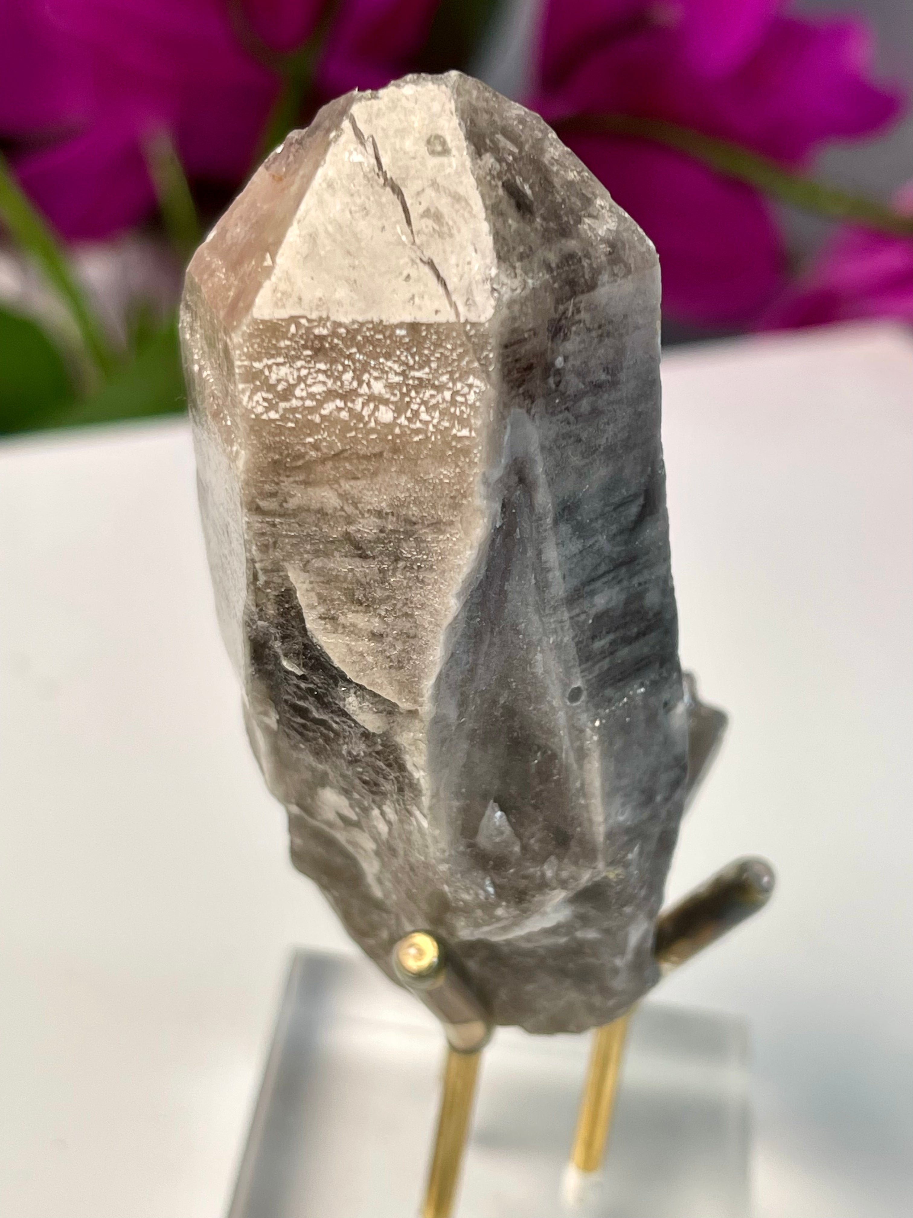 Morion Yin Yang Lemurian | Pearlescent | Y512