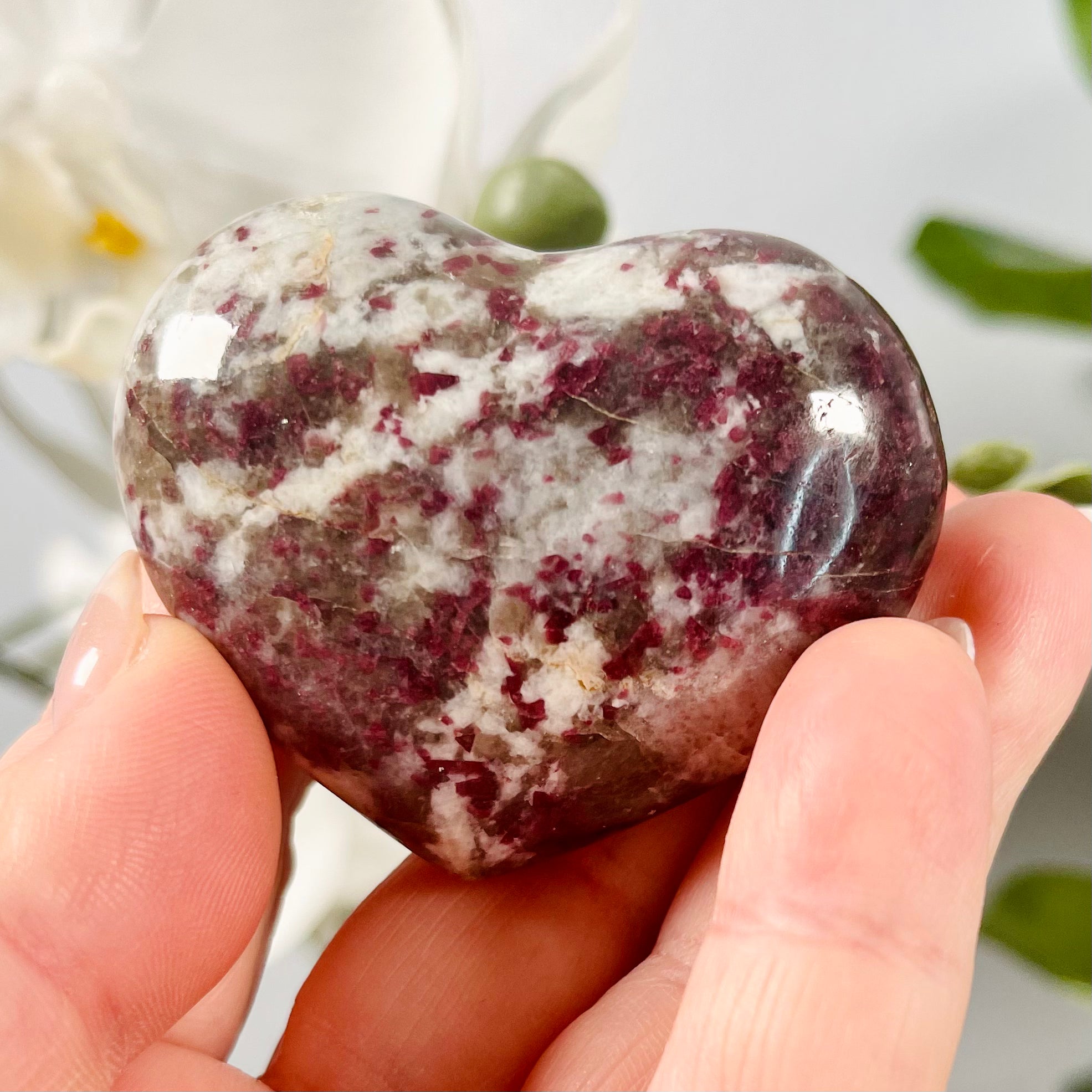 Rubellite Puffy Heart | Love | Communication | RP8