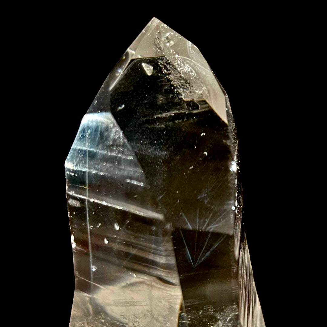 Blue Needle Lemurian | Rare 8 Sided Face | Master Grounder | 01