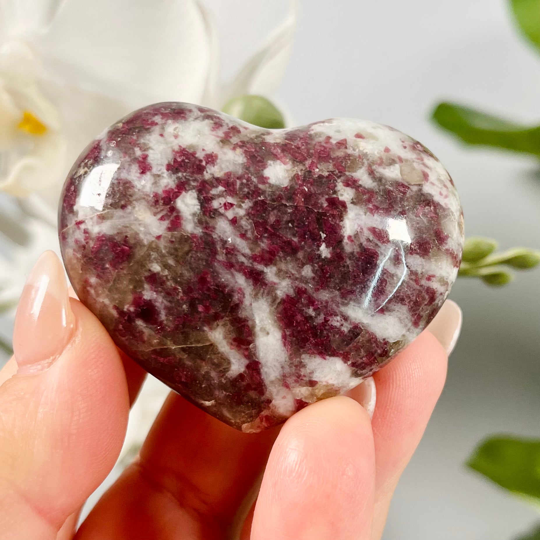 Rubellite Puffy Heart | Love | Communication | RP8