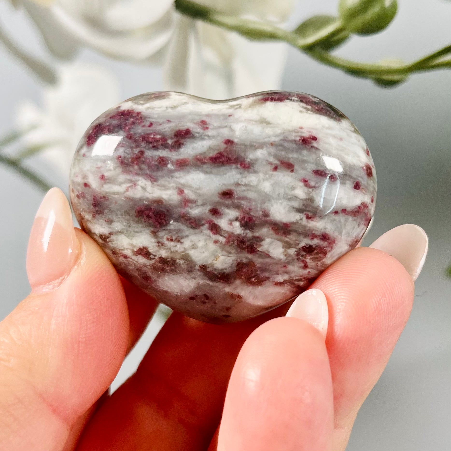 Rubellite Puffy Heart | Love | Communication | RP9