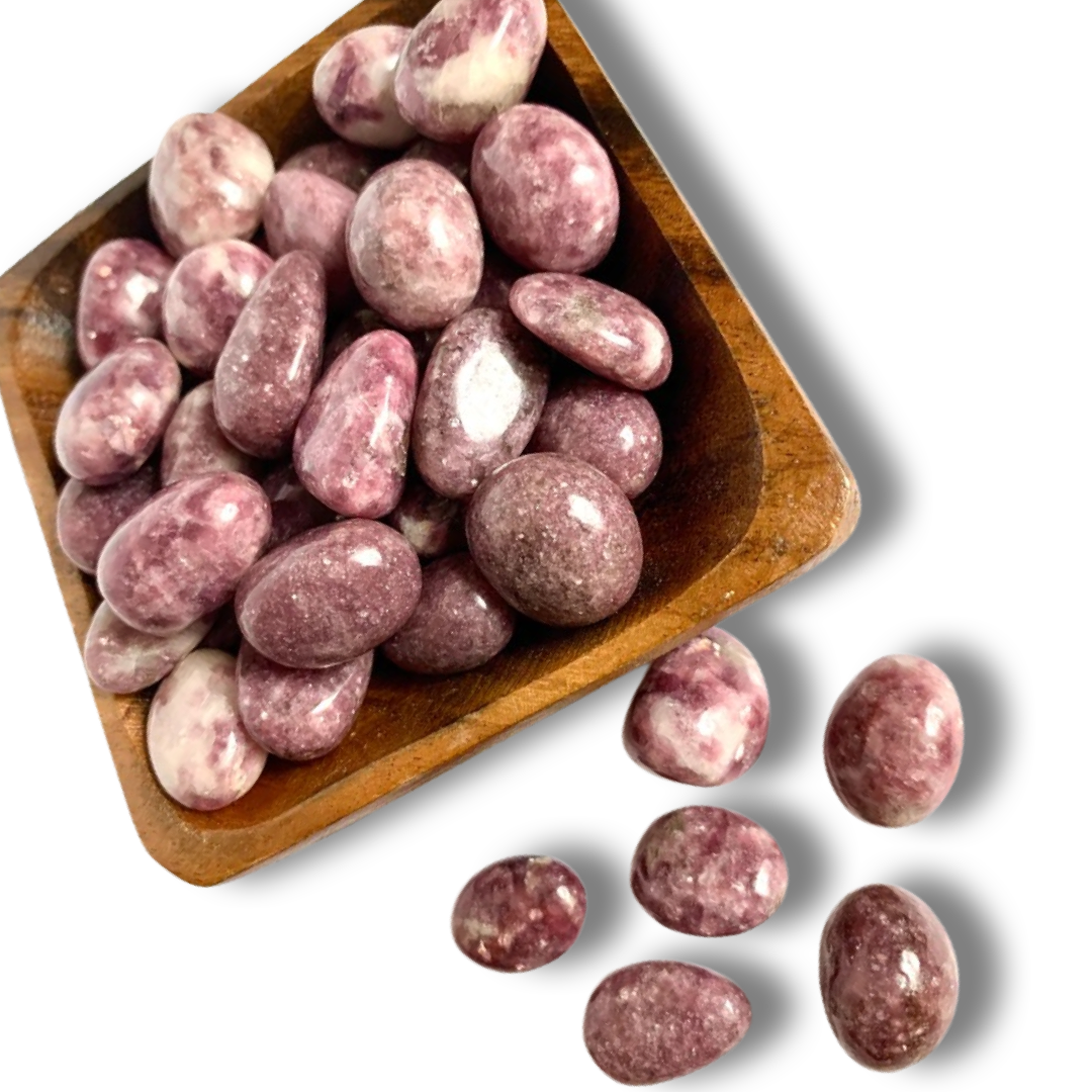 Lepidolite Tumbles | Stress Reliever