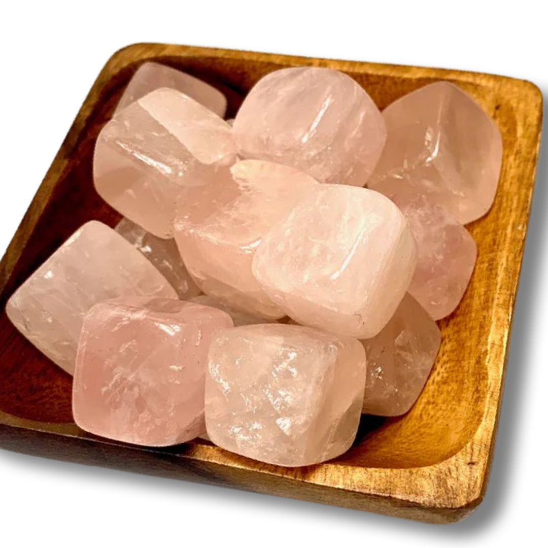 Rose Quartz Cubed Tumbles | Love