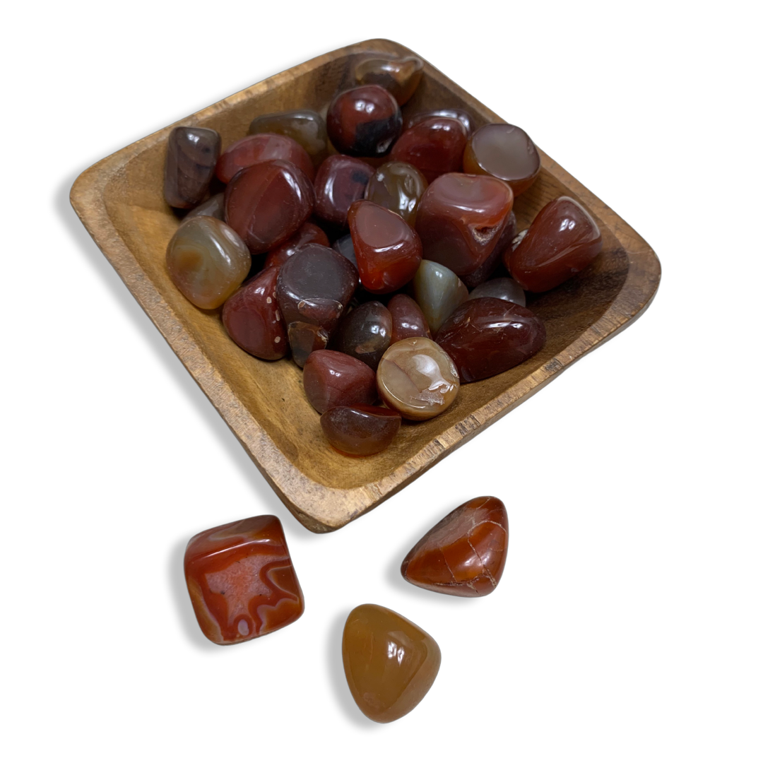 Carnelian Tumbles (Not heat treated) | Self-Esteem