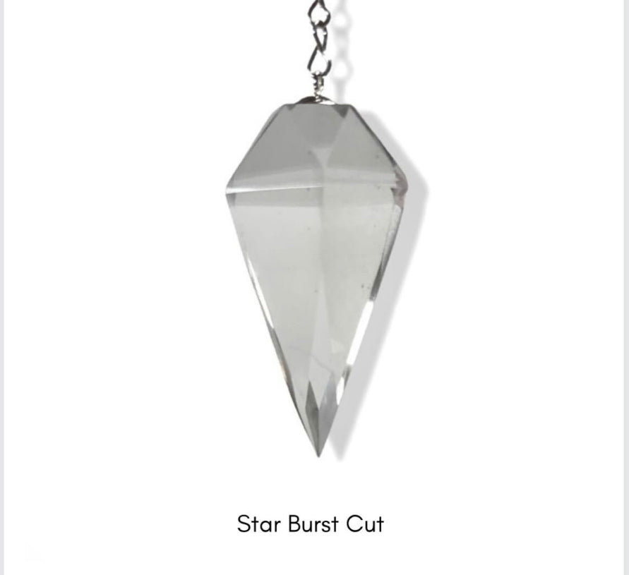 Lemurian Gem Cut Pendulum's