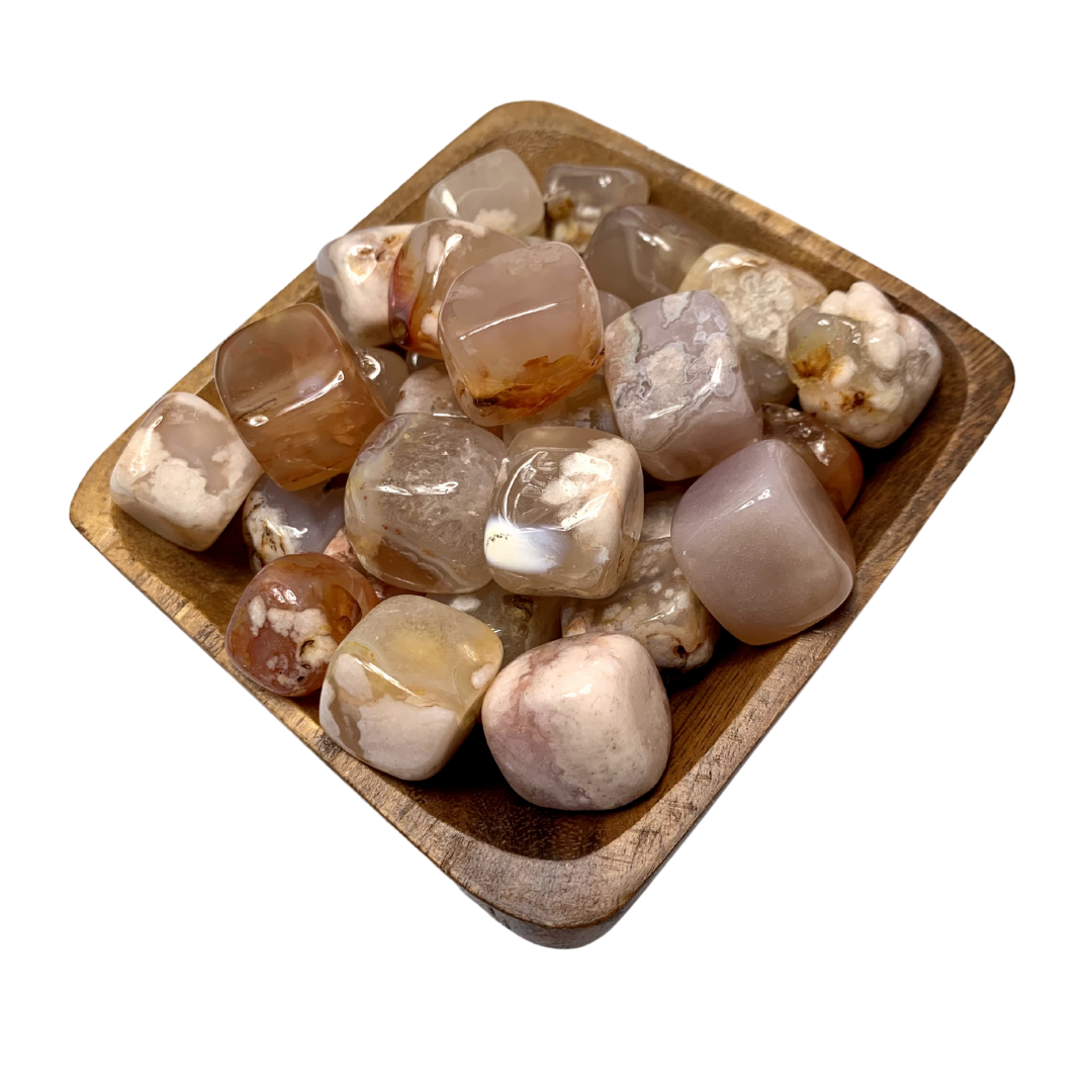 Flower Agate Cubes | Personal Growth