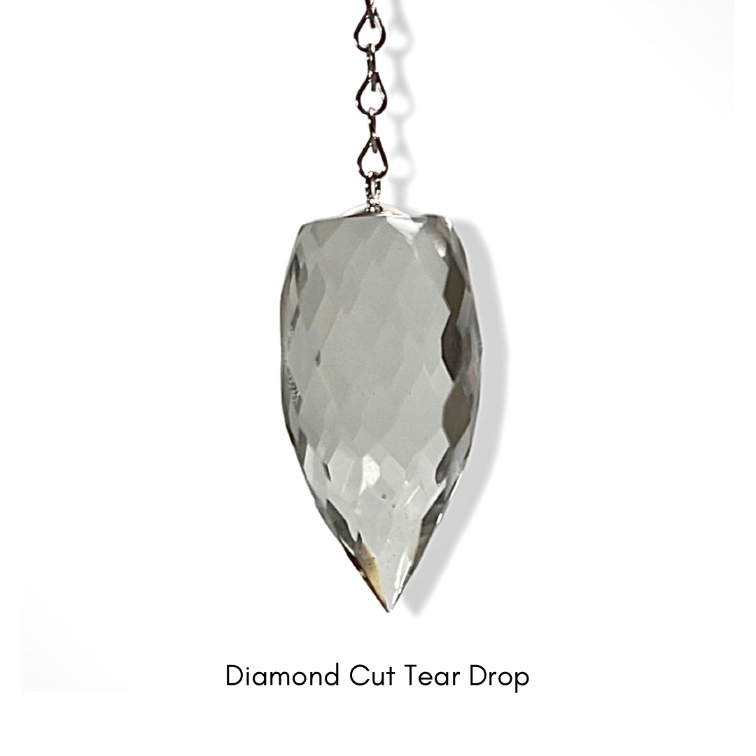 Lemurian Gem Cut Pendulum's