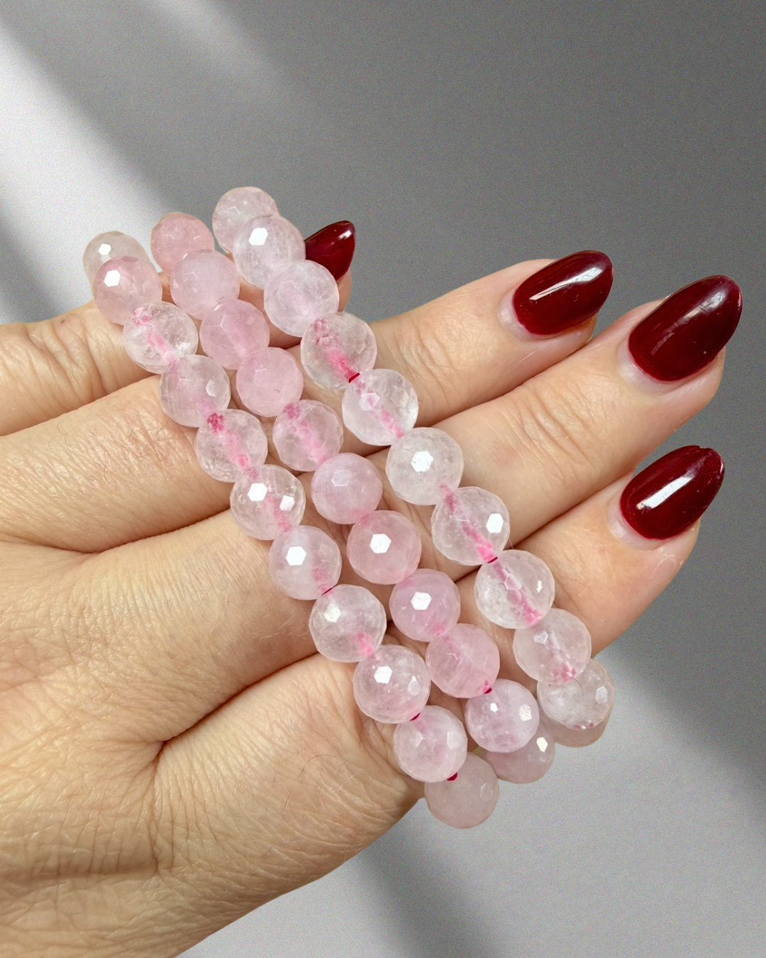 Rose Quartz Faceted | 9mm
