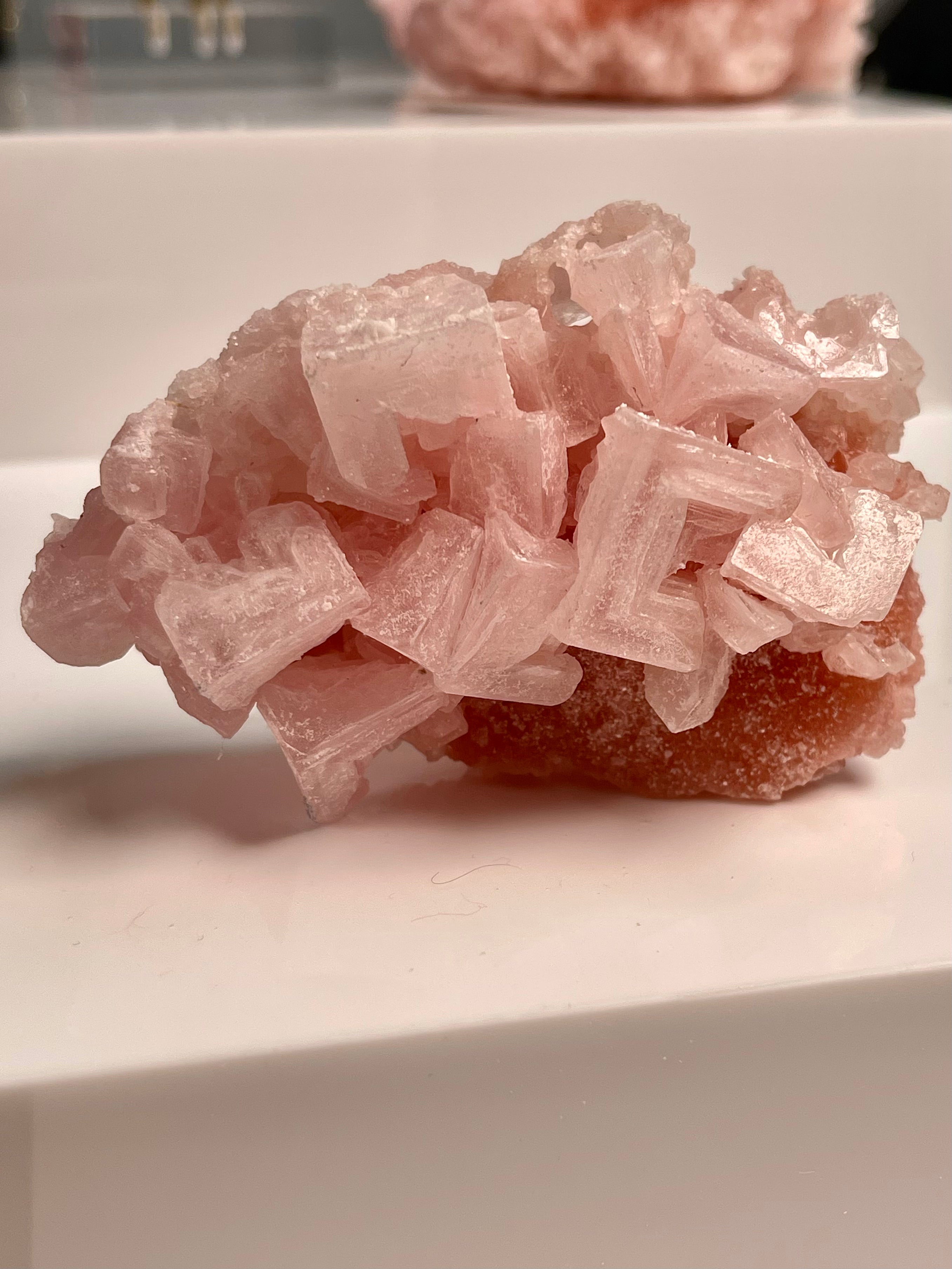 Self Standing Pink Halite with Portal | H4