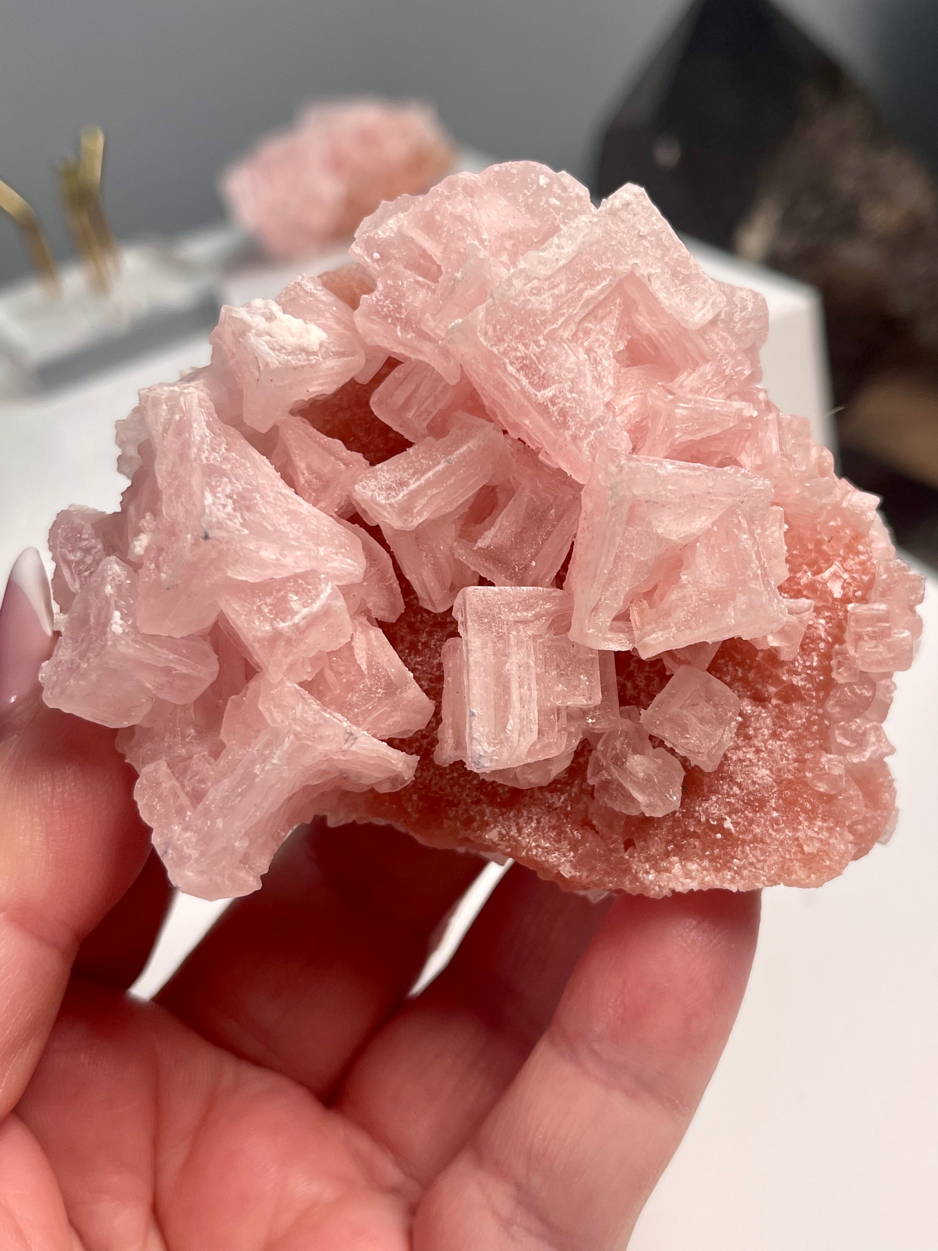 Self Standing Pink Halite | H3