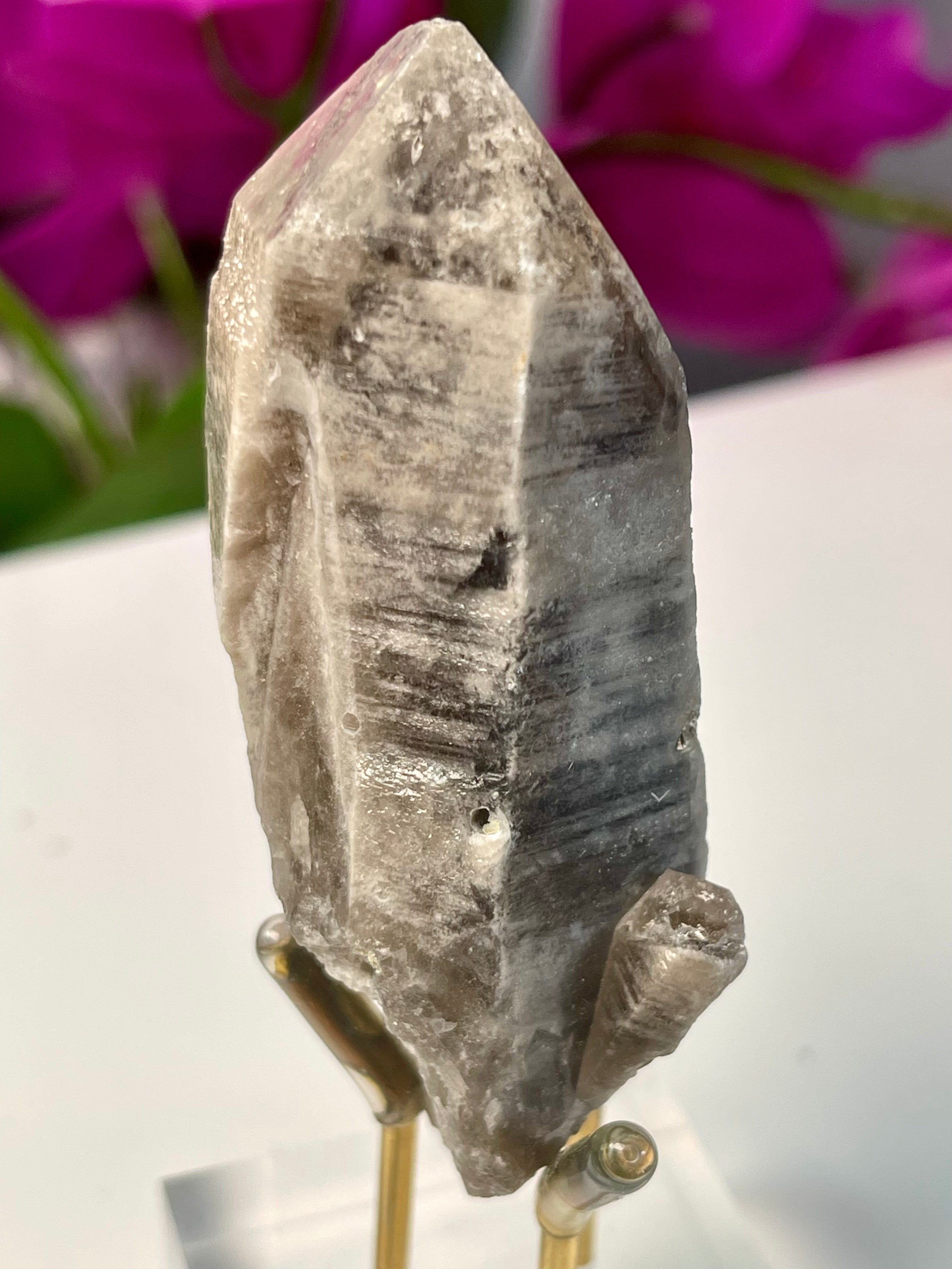 Morion Yin Yang Lemurian | Pearlescent | Y512