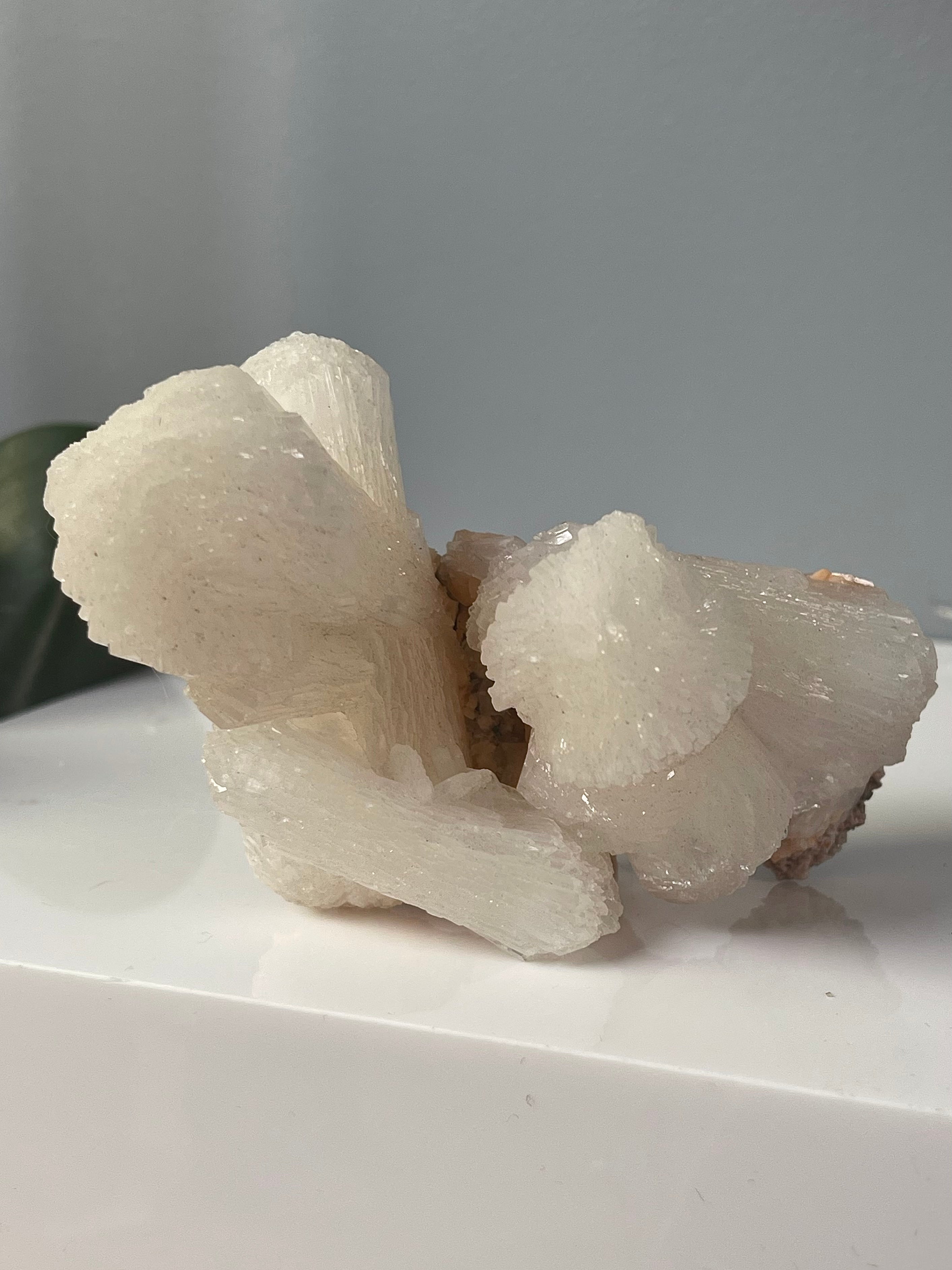 White Stilbite on Pink Heulandite | SH4