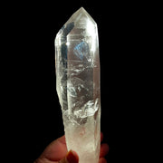 Blue Needle Lemurian | 7 Sided Faceted Channeling Crystal | 07