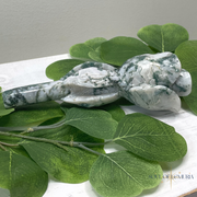 Moss Agate Garden Rose