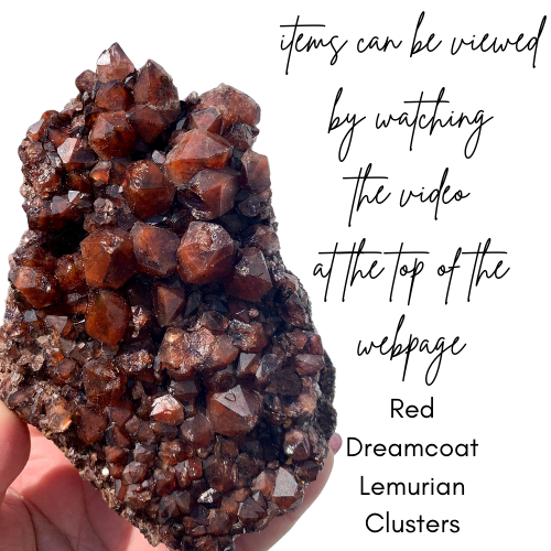 Red Dreamcoat Lemurian Cluster RDC114