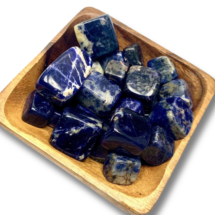 Sodalite Cubed Tumbles | Intuition