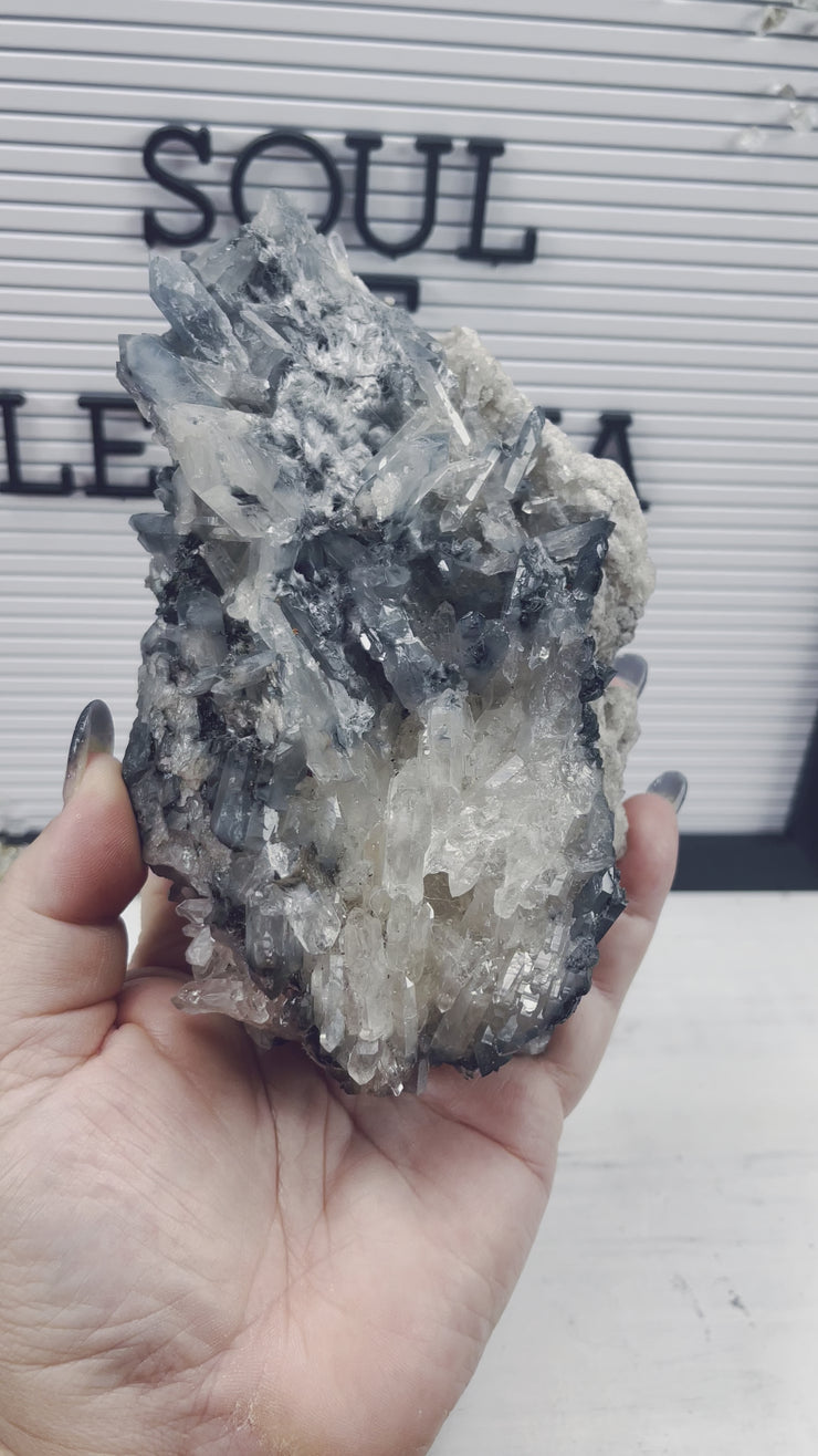 XL Blue Tara Quartz Cluster